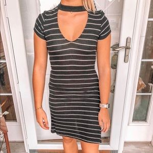 AMERICAN EAGLE STRIPED DRESS